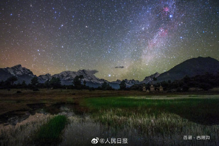 高清美圖！祖國(guó)邊疆的星空有多美