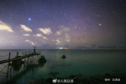 高清美圖！祖國(guó)邊疆的星空有多美