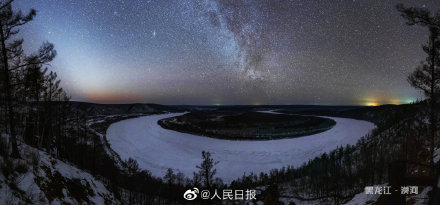 高清美圖！祖國(guó)邊疆的星空有多美